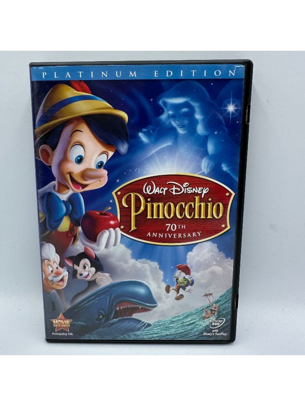 Walt Disney Pinocchio DVD Platinum Edition 70th Anniversary 2009 Family Classic